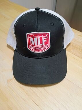 MLF Patch Black Front White Mesh Trucker Hat